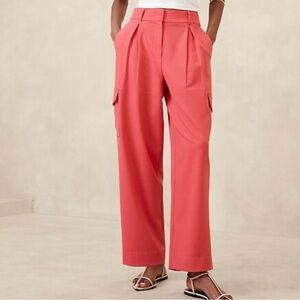 Banana Republic High Rise Straight Cargo Pants Size 0